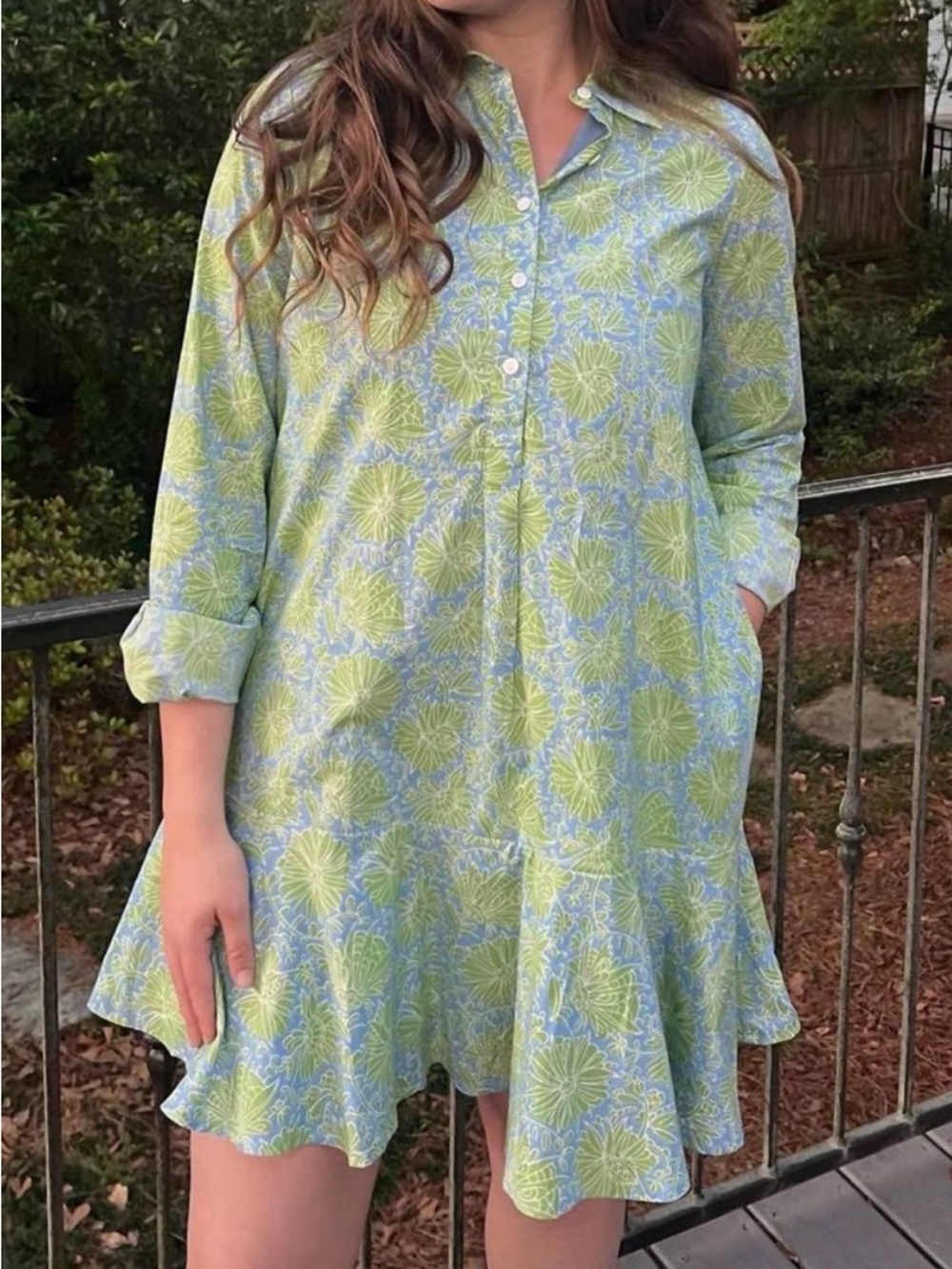 NEW LIVRO polly dress in cool garden